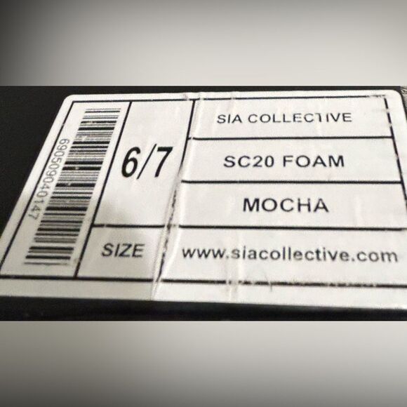 Brand New SIA Collective SC20 Foam Shoes - Mocha Color, Size 6/7 - Picture 10 of 10